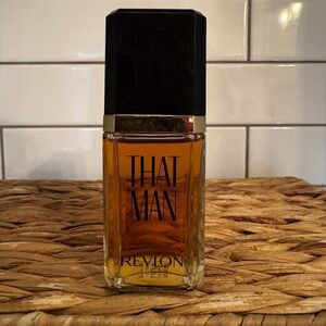 THAT MAN REVLON MEN'S COLOGNE SPLASH 0.5 oz/15 ml VINTAGE ORIGINAL FORMULA RARE.